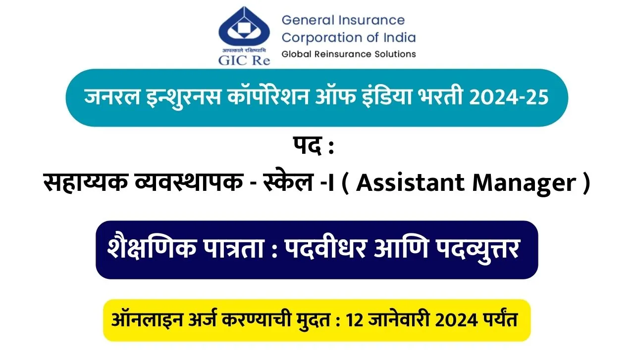 GIC Recruitment 2023, GIC assistant manager recruitment 2023