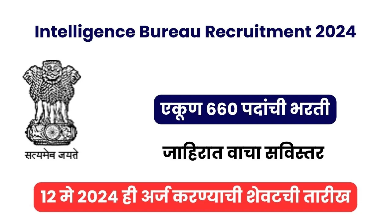 Intelligence Bureau Recruitment 2024, IB Vacancy 2025